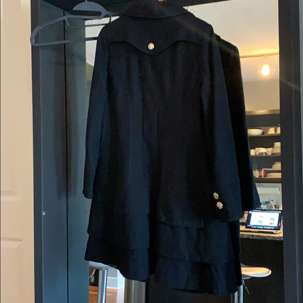 Guess Black Peacoat Size S - Picture 6 of 8